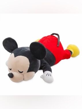 Disney Mickey Mouse Kids Cuddleez Plush Sleeping Mouse Pillow Large